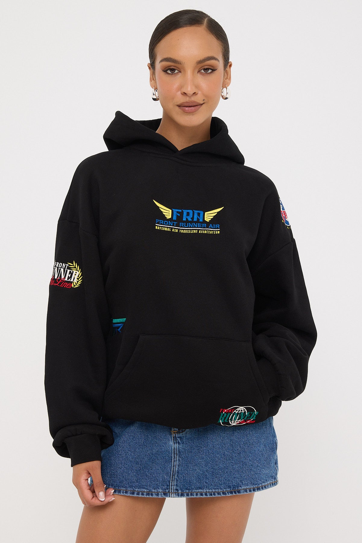 Front Runner Aviation Logo Series Hoodie Black