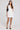 Perfect Stranger Halter Suiting Vest Mini Dress White