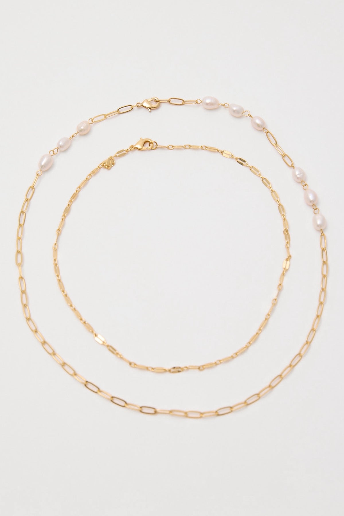 Perfect Stranger Talika Pearl Necklace 18K Gold