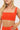 Perfect Stranger Menorca Square Neck Bralette Red