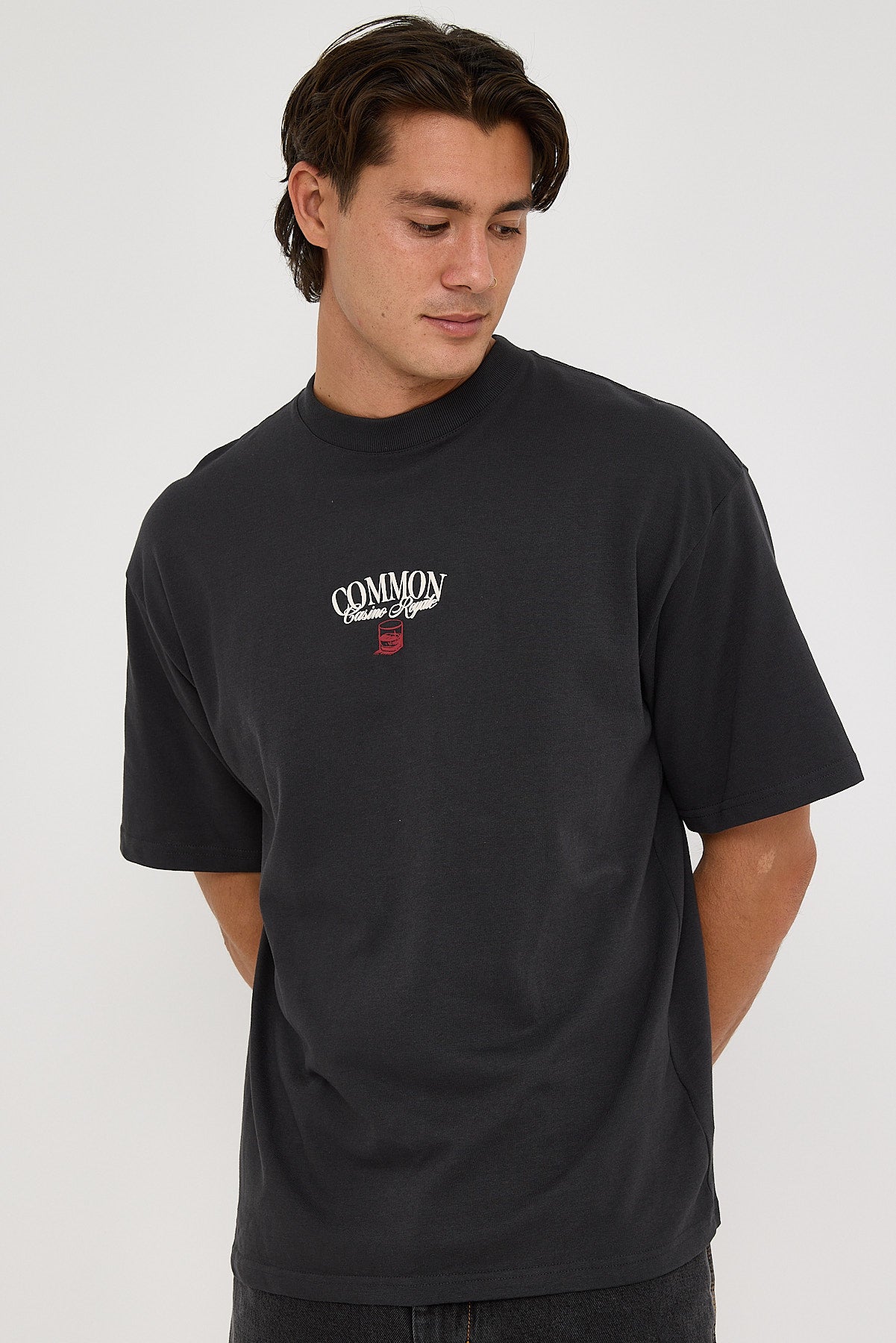 Common Need Royale Heavyweight Easy Tee Night Black