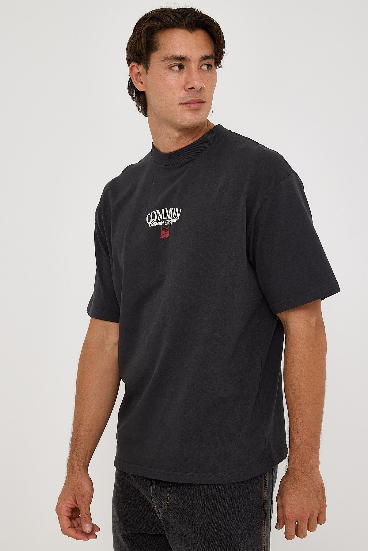 Common Need Royale Heavyweight Easy Tee Night Black