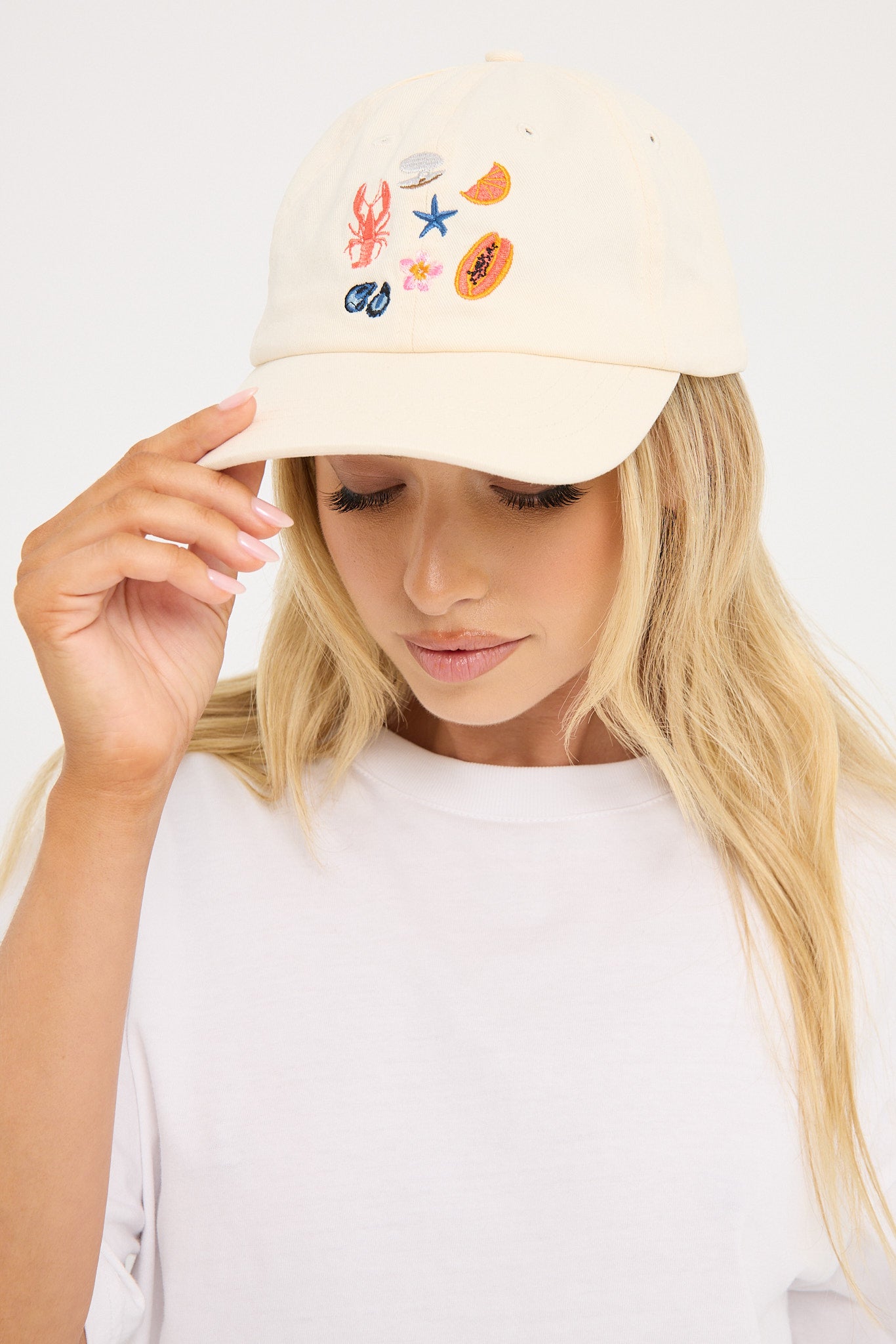 Token Euro Summer Dad Cap Cream