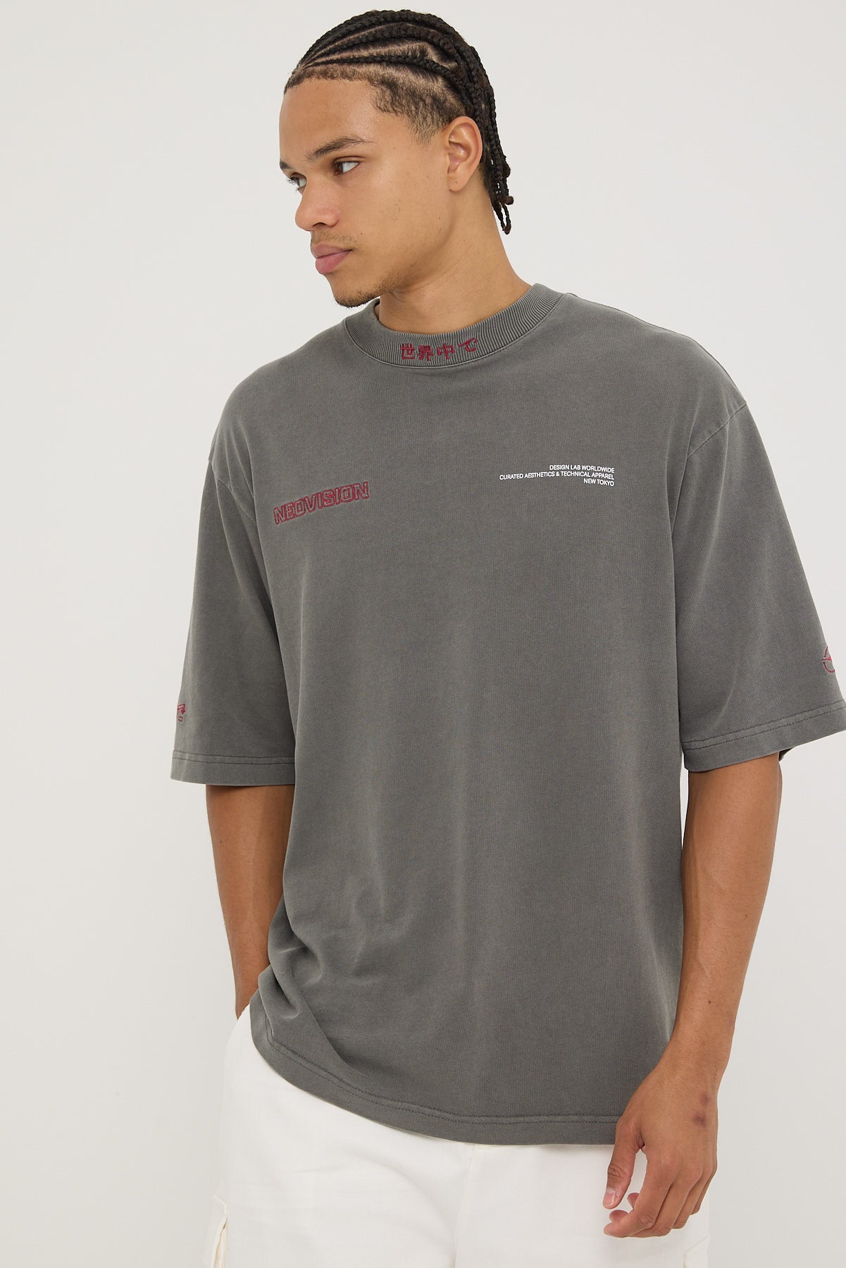 Neovision Conceal Street Super Heavy Tee Acid Grey