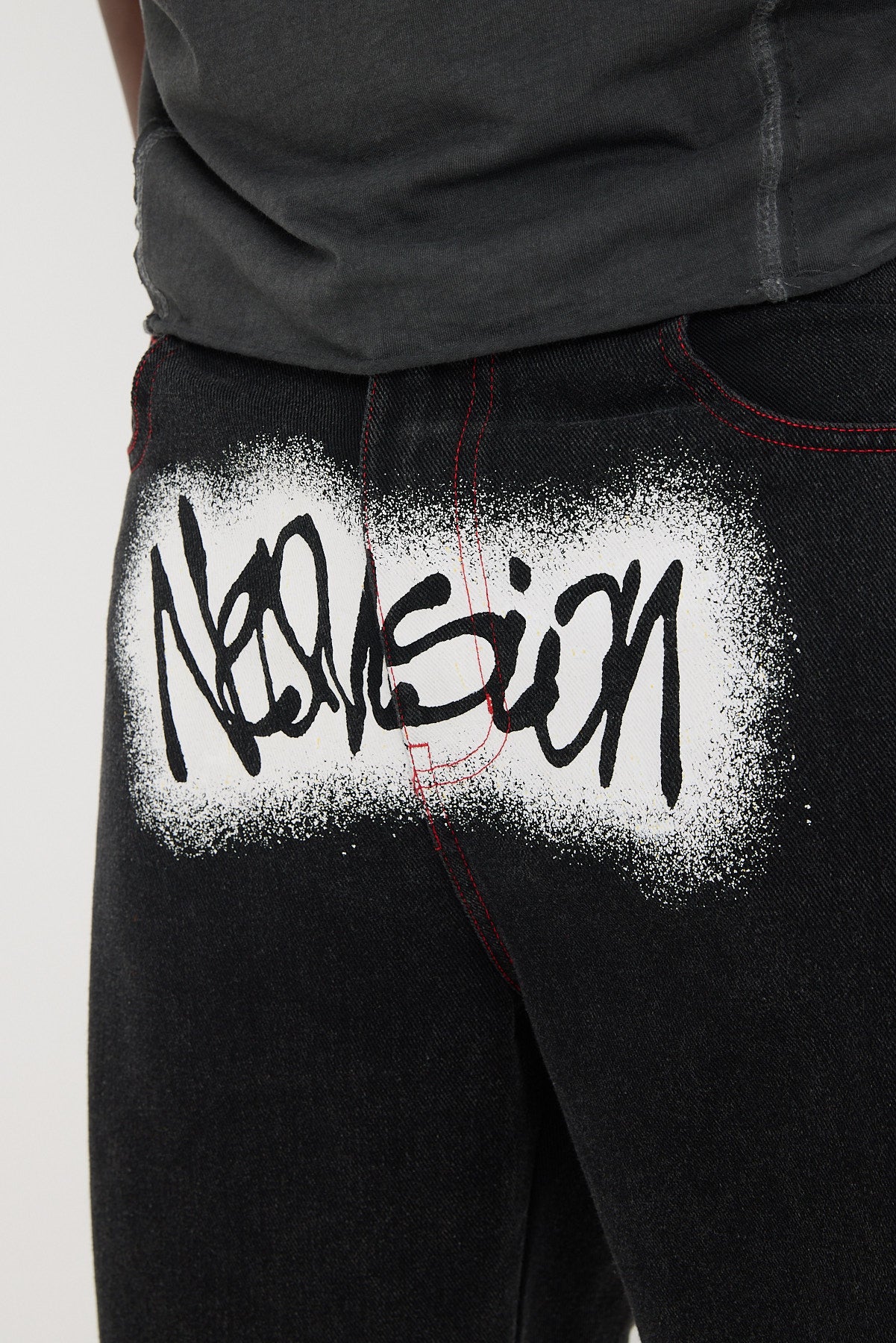 Neovision Radical Skyline Jort Washed Black/Red