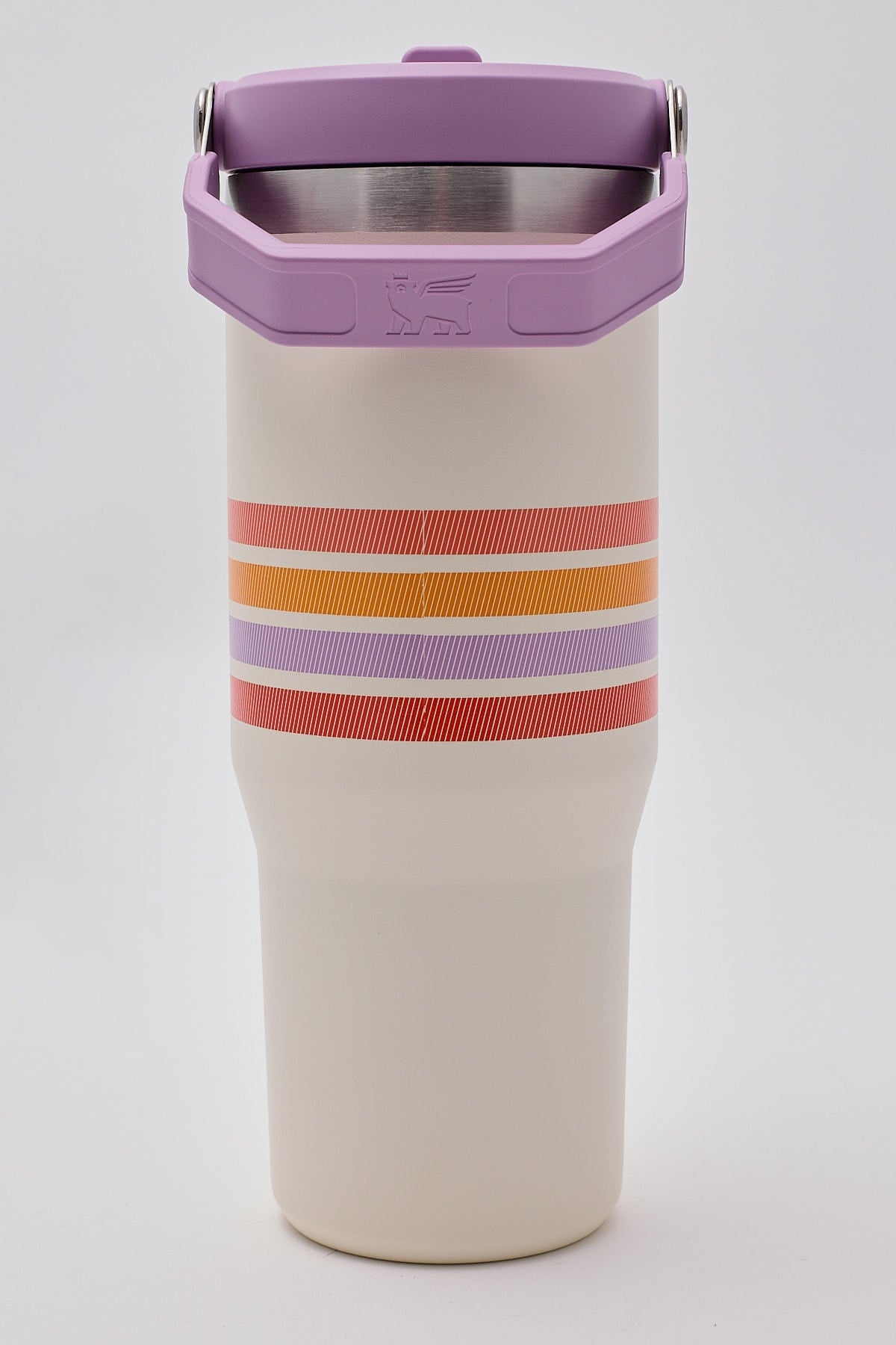 Stanley Varsity Iceflow Flipstraw Tumbler 30oz Cream/Lilac Stripe