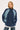 Rusty Two Tides Zip Through Sherpa Fleece Atlantic Blue