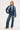 Rusty Two Tides Zip Through Sherpa Fleece Atlantic Blue