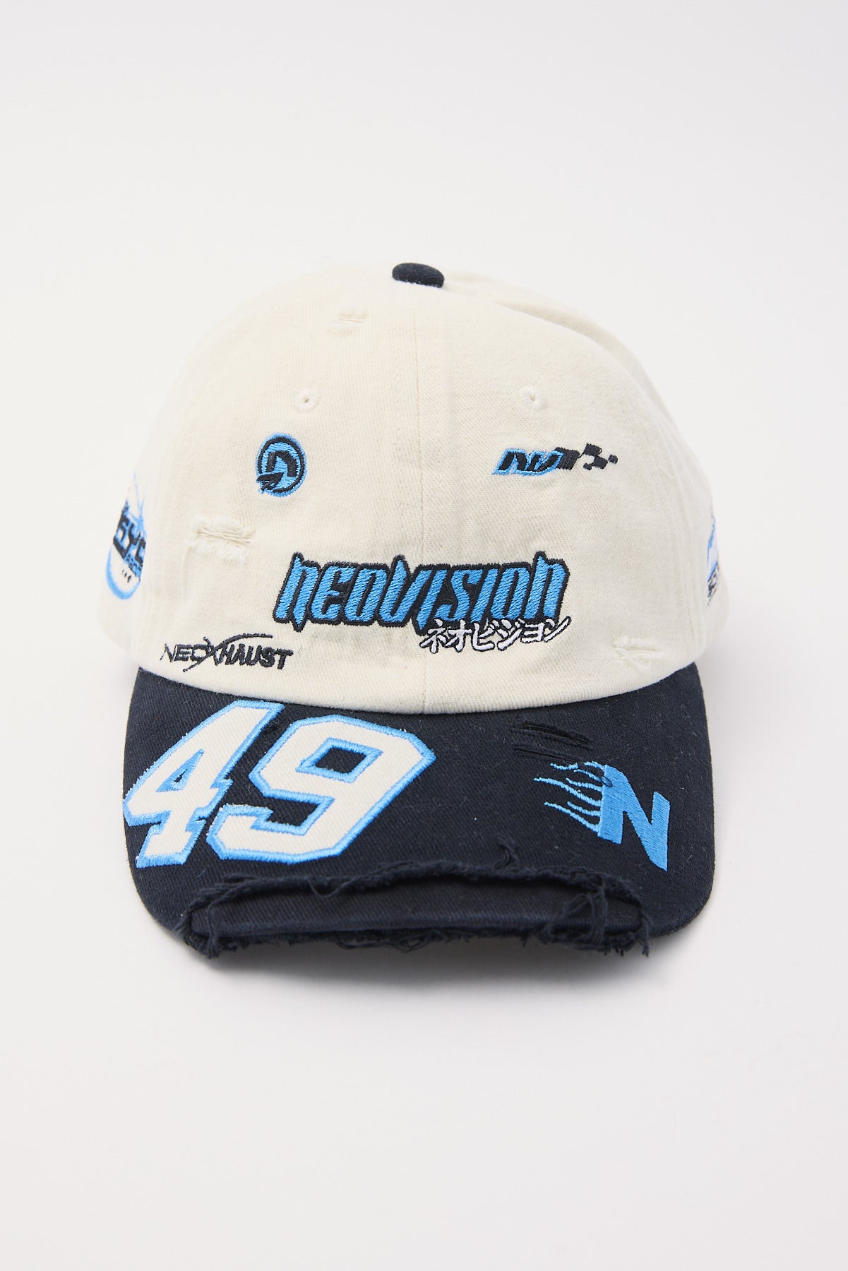 Neovision Pitstop Dad Cap Off White/Black