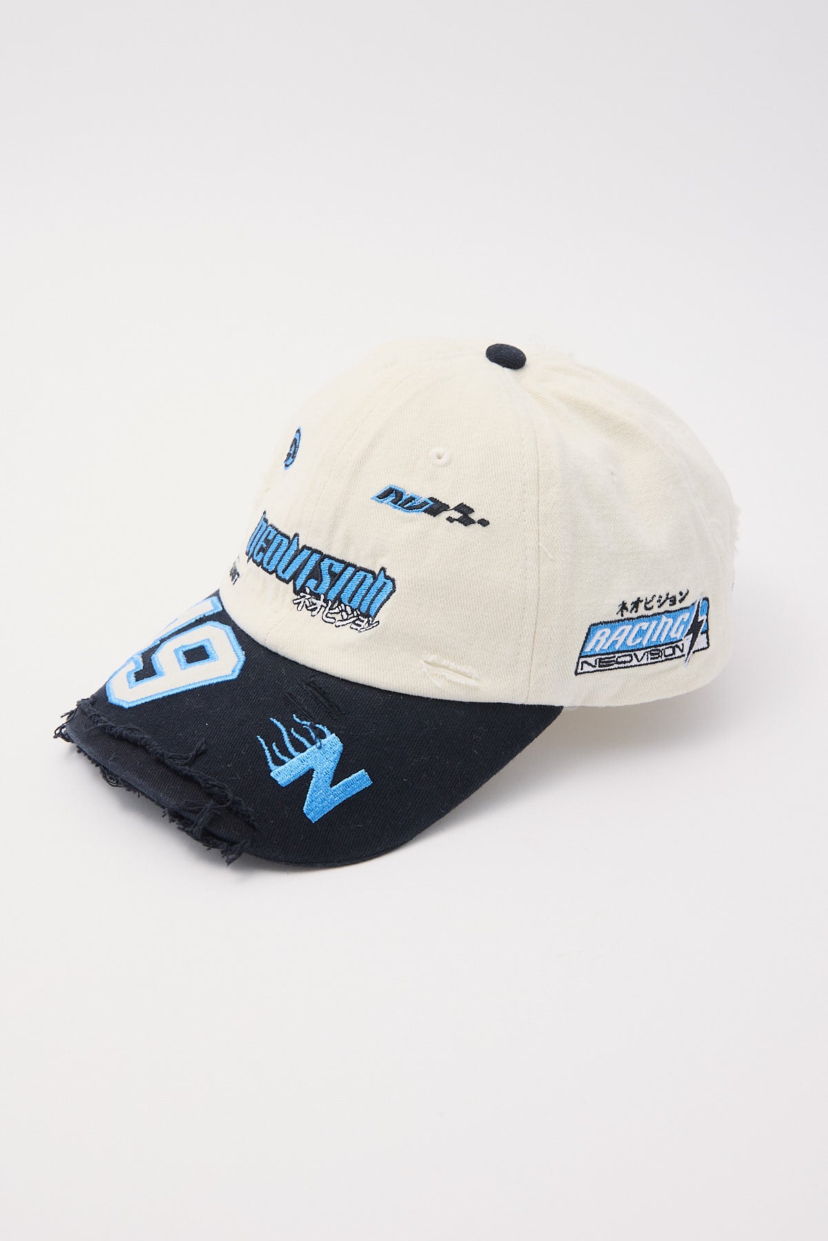 Neovision Pitstop Dad Cap Off White/Black