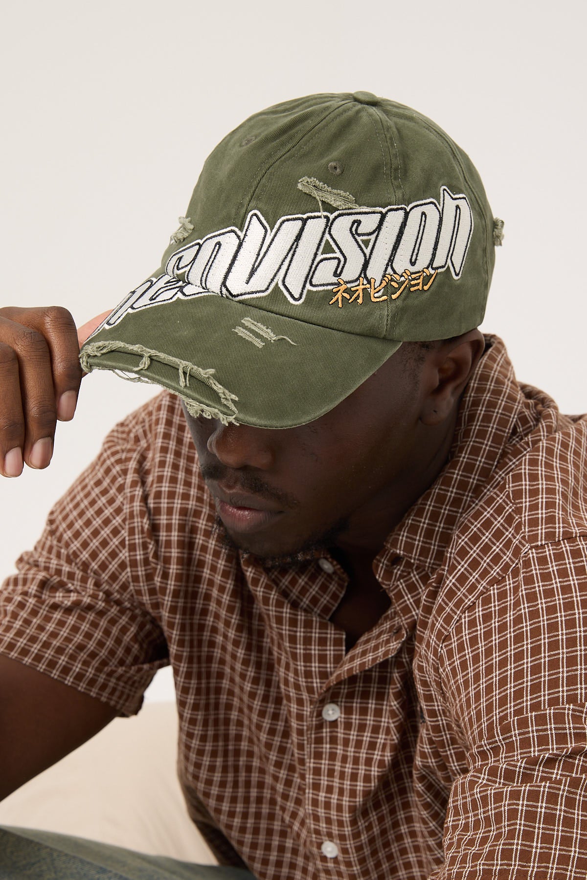 Neovision Incline Dad Cap Khaki Green