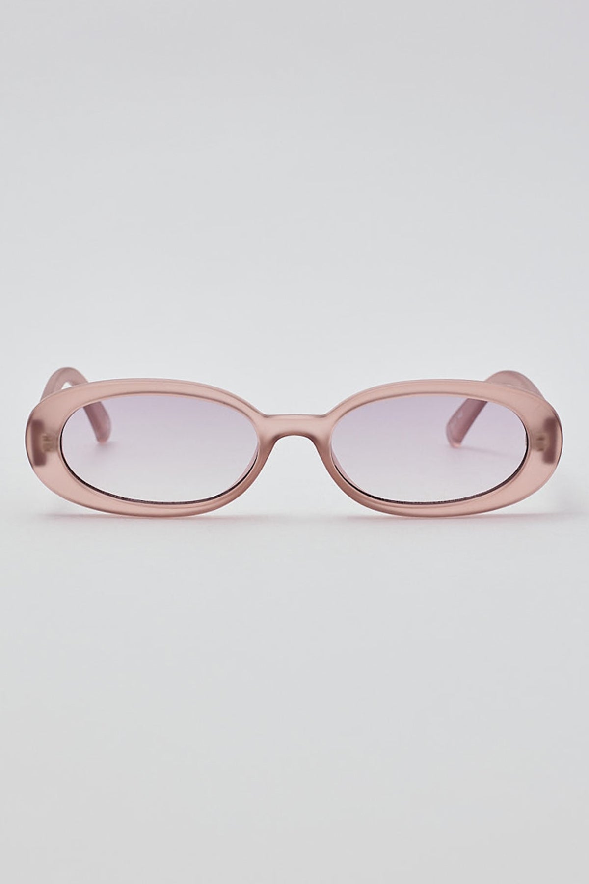 Le Specs Outta Love Matte Oyster/Smoke Gradient