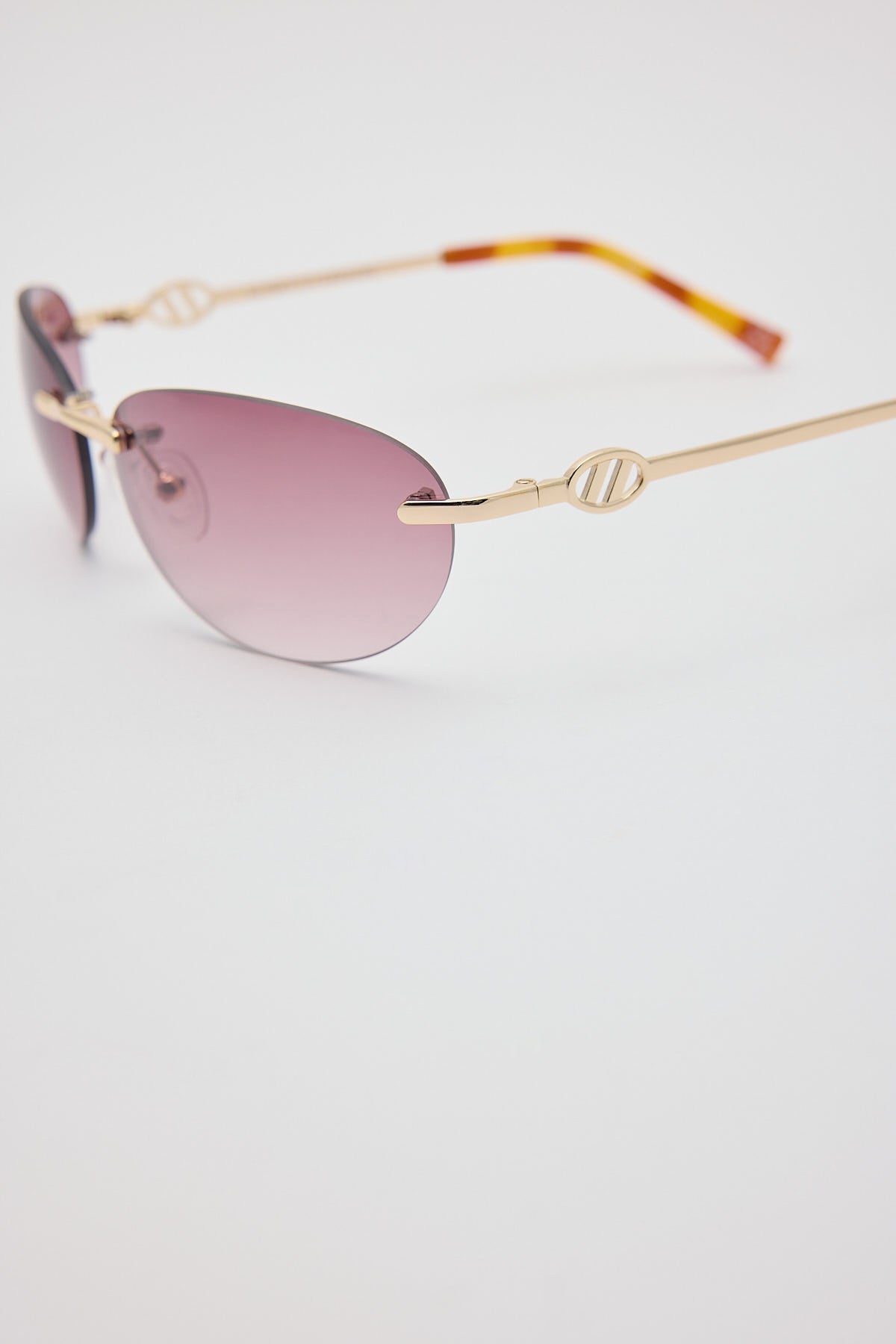 Le Specs Slinky Bright Gold/Warm Smoke Gradient