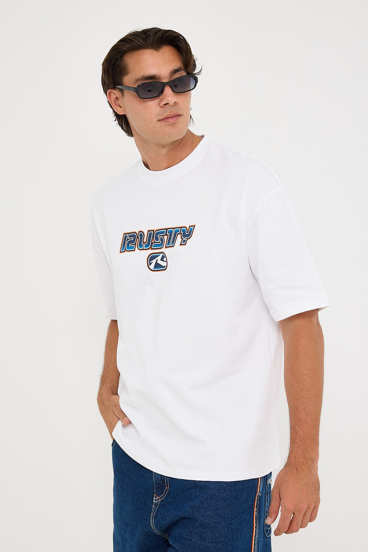 Rusty Guido 2.0 Heavy Short Sleeve Tee White