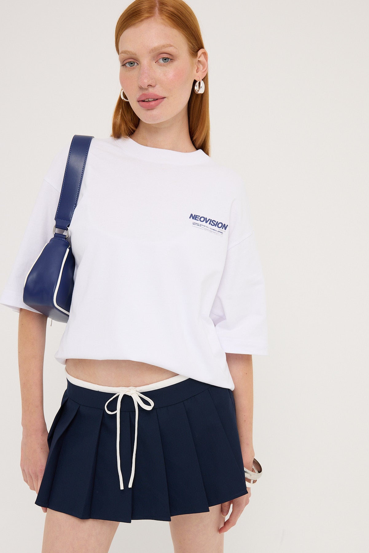 Neovision Nova Brushed Oversize Super Heavy Tee White