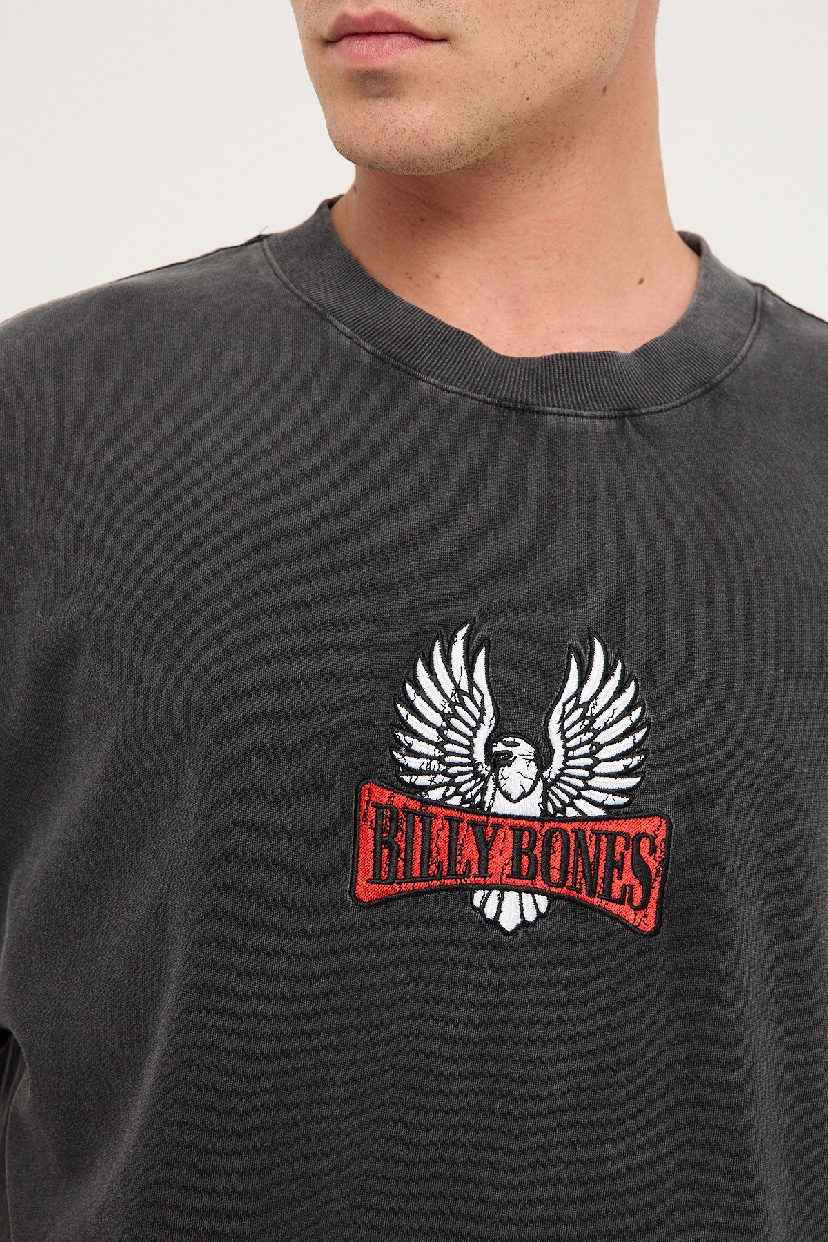 Billy Bones Club Wingspan Tee Washed Black