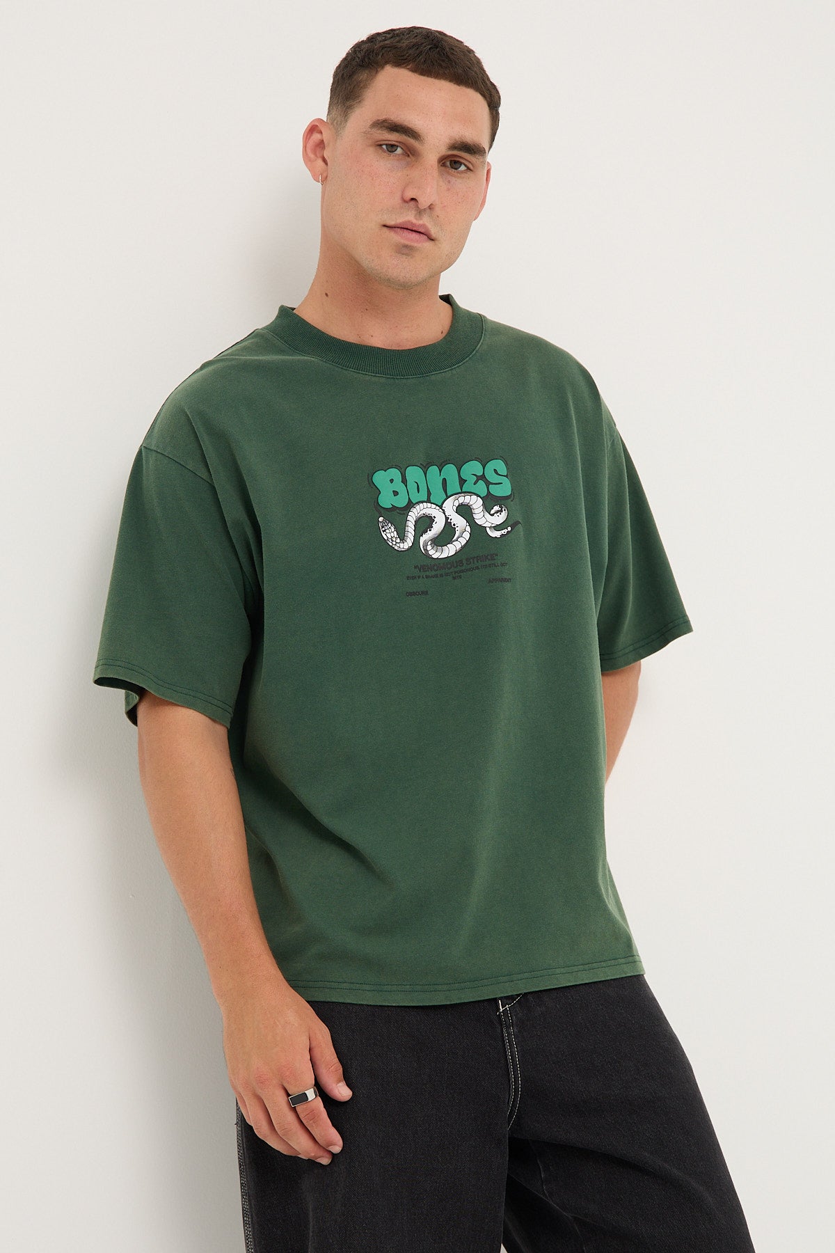 Billy Bones Club Venomous Tee Forest Green