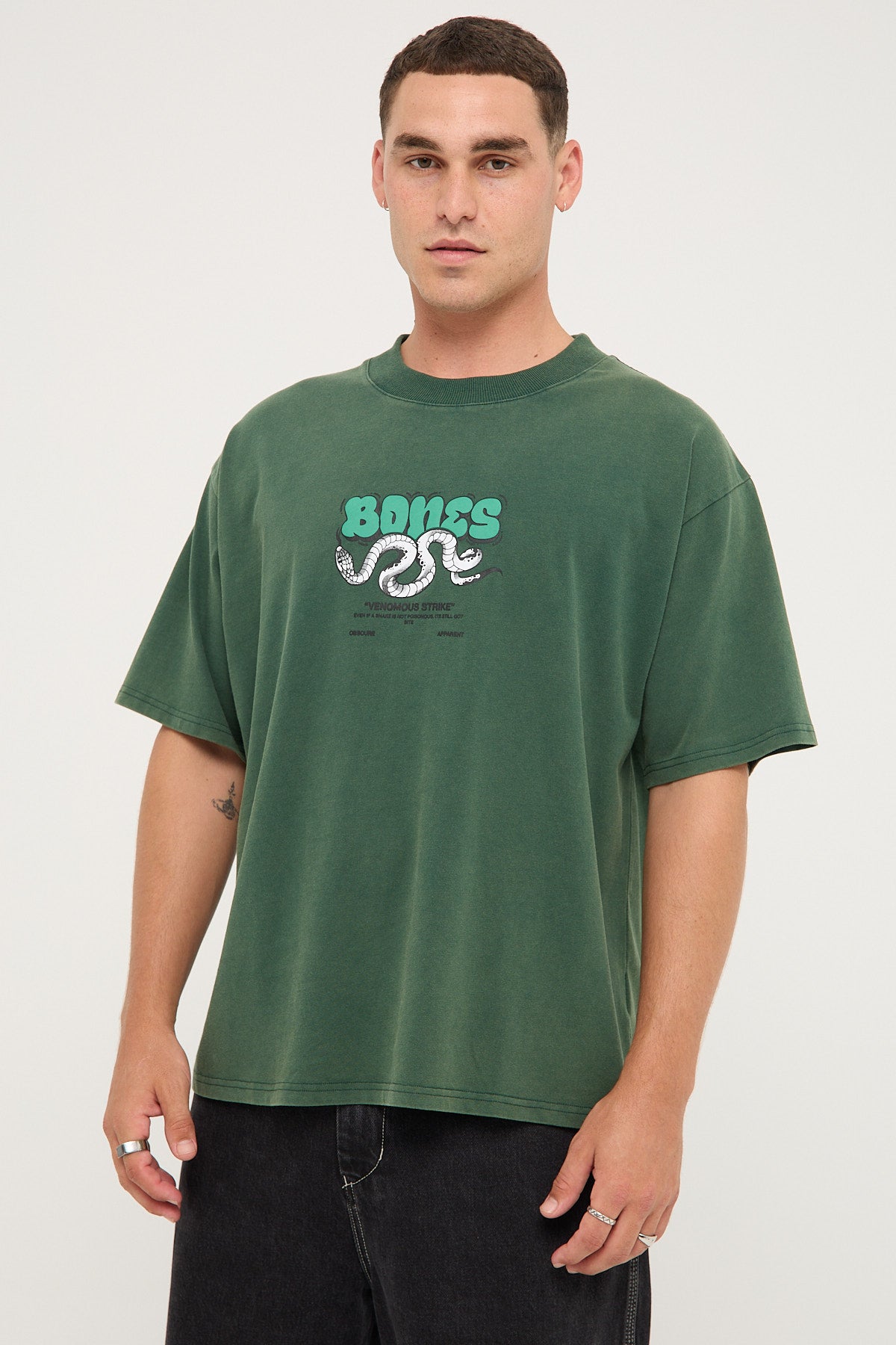 Billy Bones Club Venomous Tee Forest Green