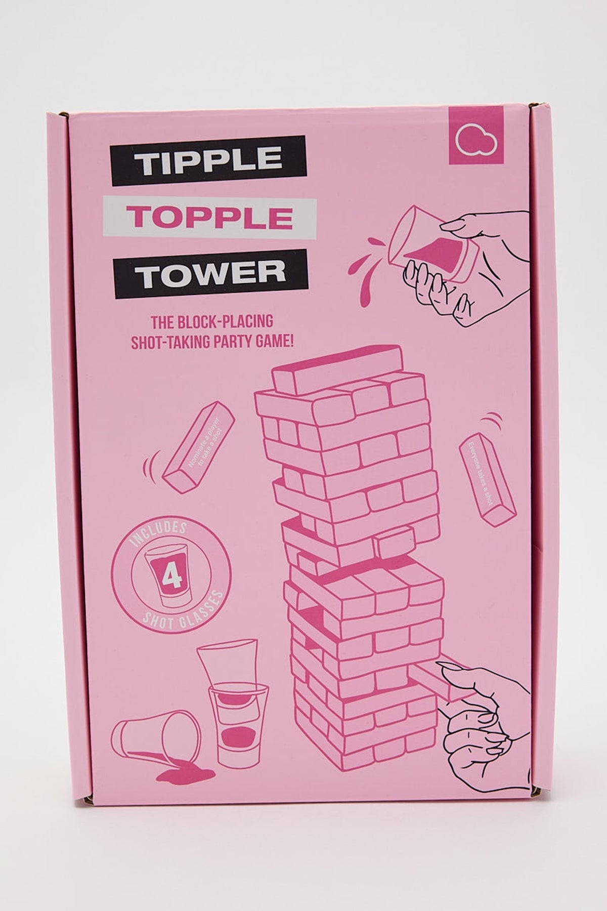 William Valentine Tipple Topple Tower Pink