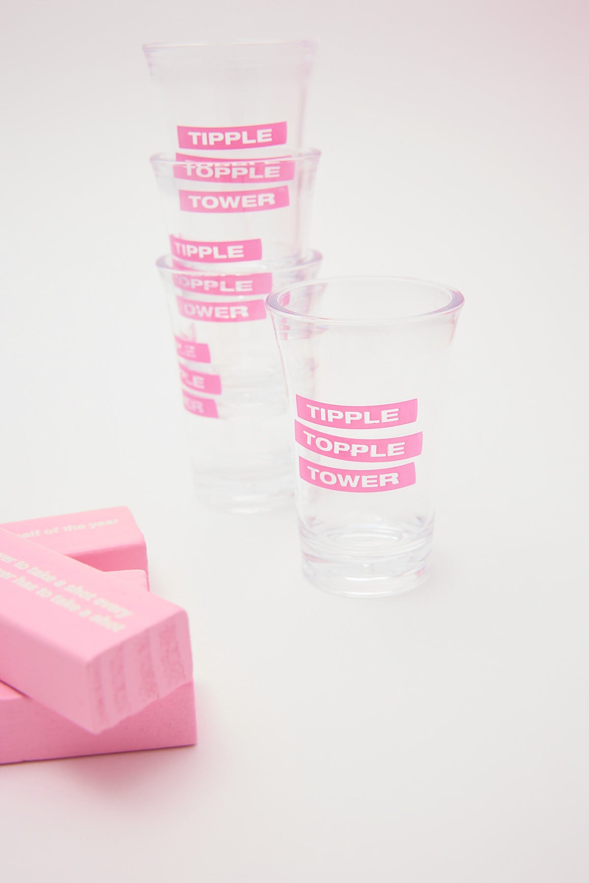 William Valentine Tipple Topple Tower Pink