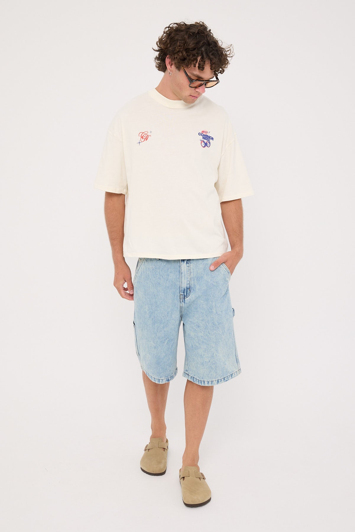 Common Need Lucky Brushed Cropped Easy Tee Tofu