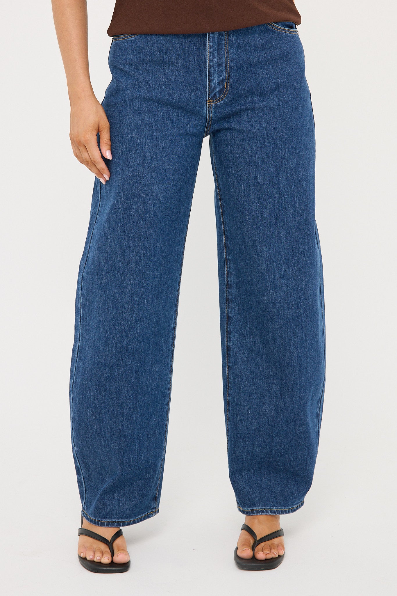 Rolla's Gigi Barrel Jean Forever Blue