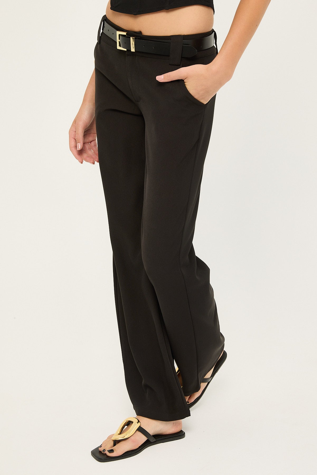 Perfect Stranger Cocona Low Rise Pant Black