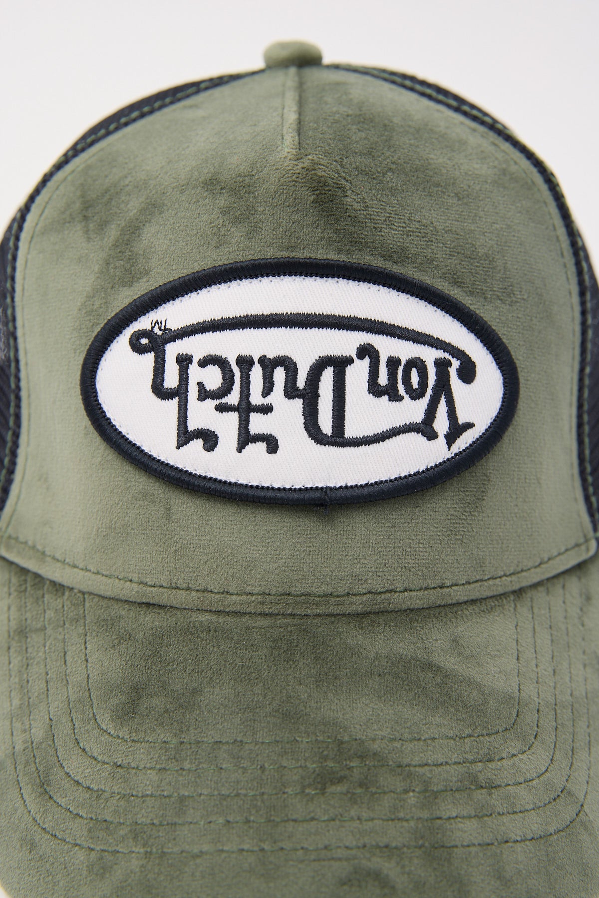 Von Dutch Trucker Hat Velvet Dark Green