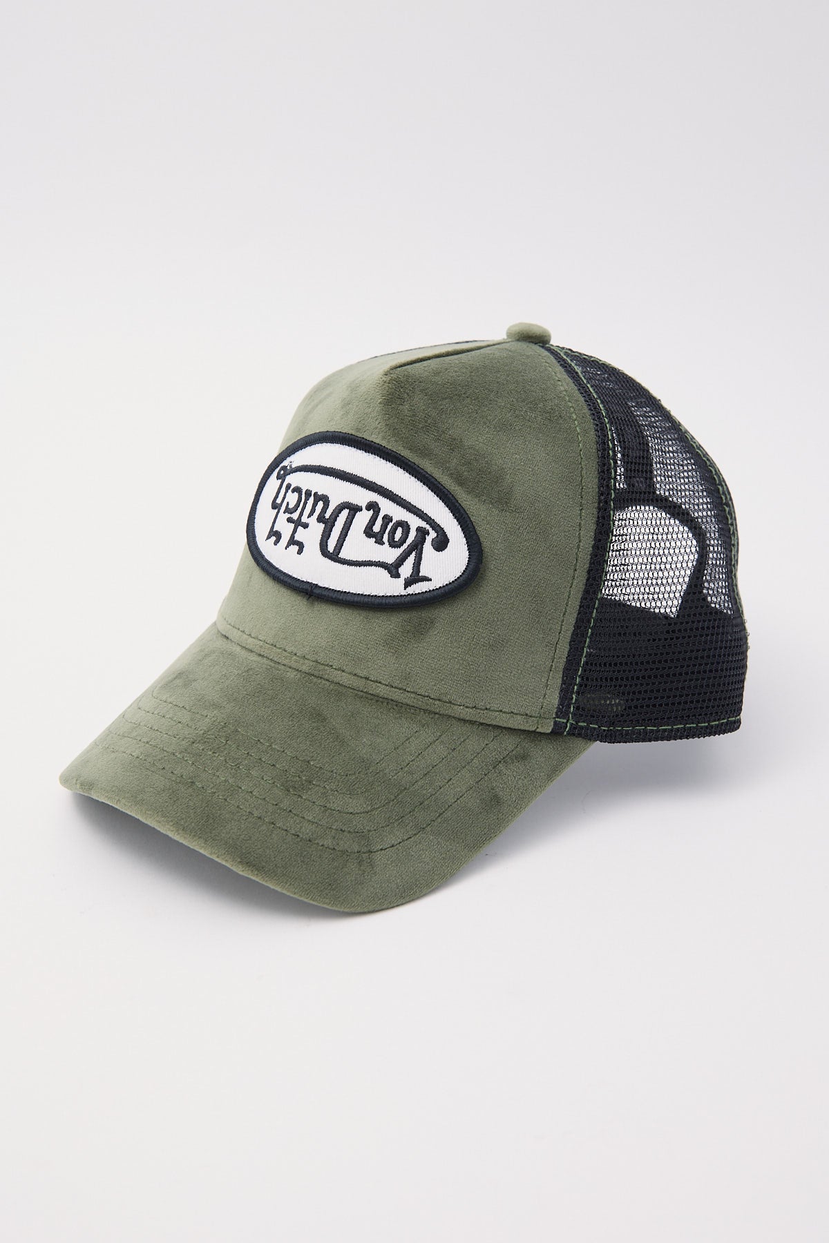 Von Dutch Trucker Hat Velvet Dark Green