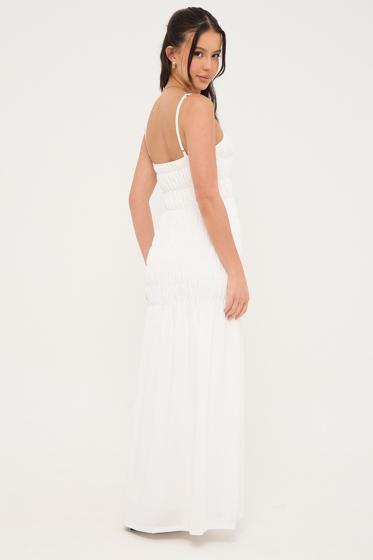 Sndys The Label Ingrid Maxi Dress White