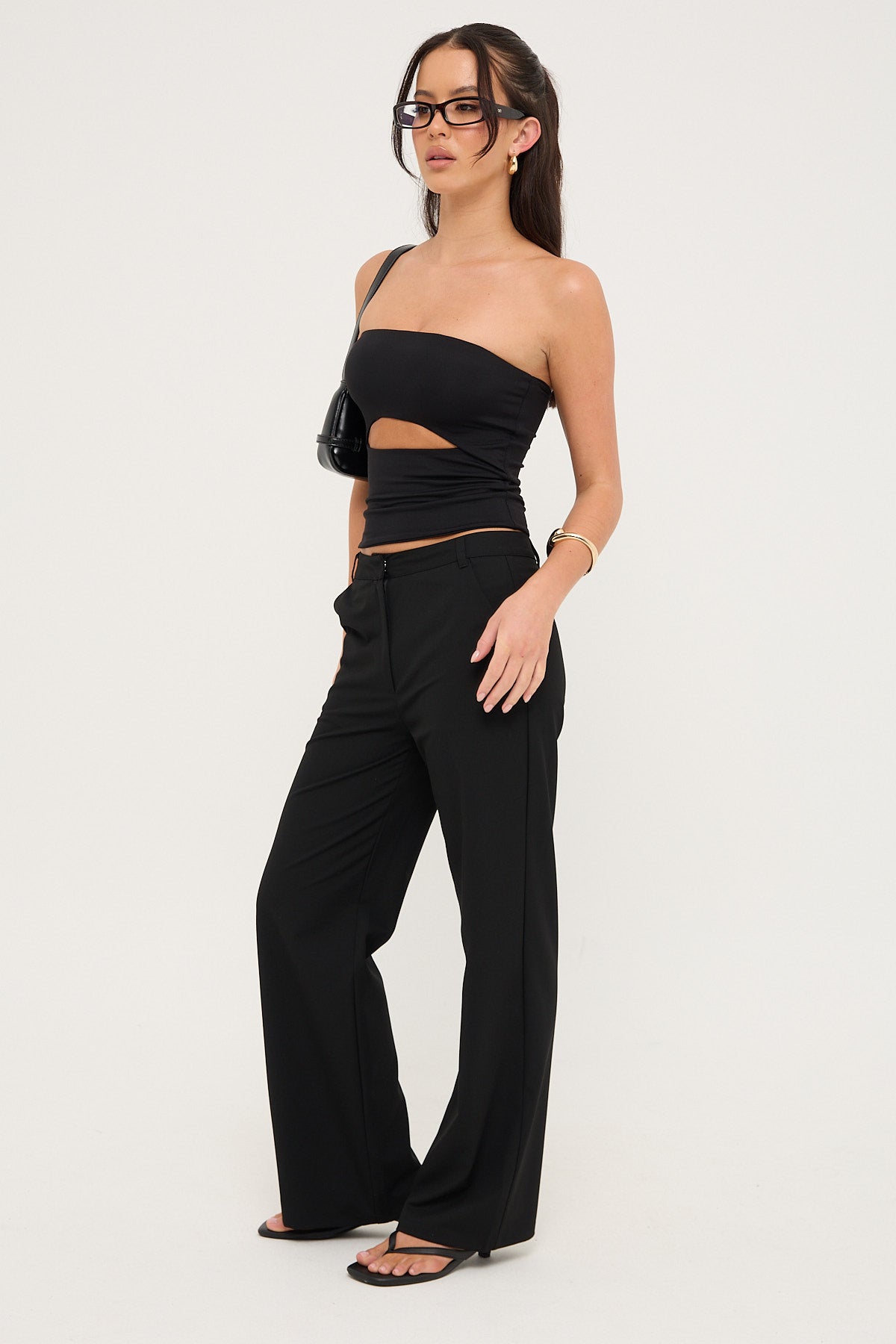 Perfect Stranger Koda Mid Rise Pant Black