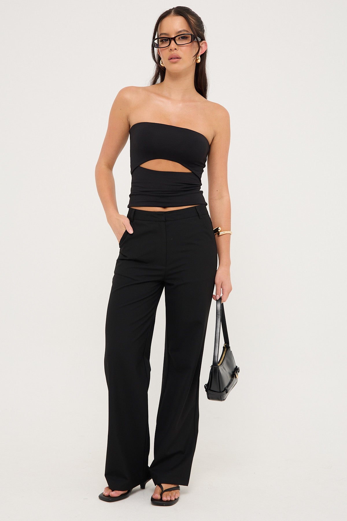 Perfect Stranger Koda Mid Rise Pant Black