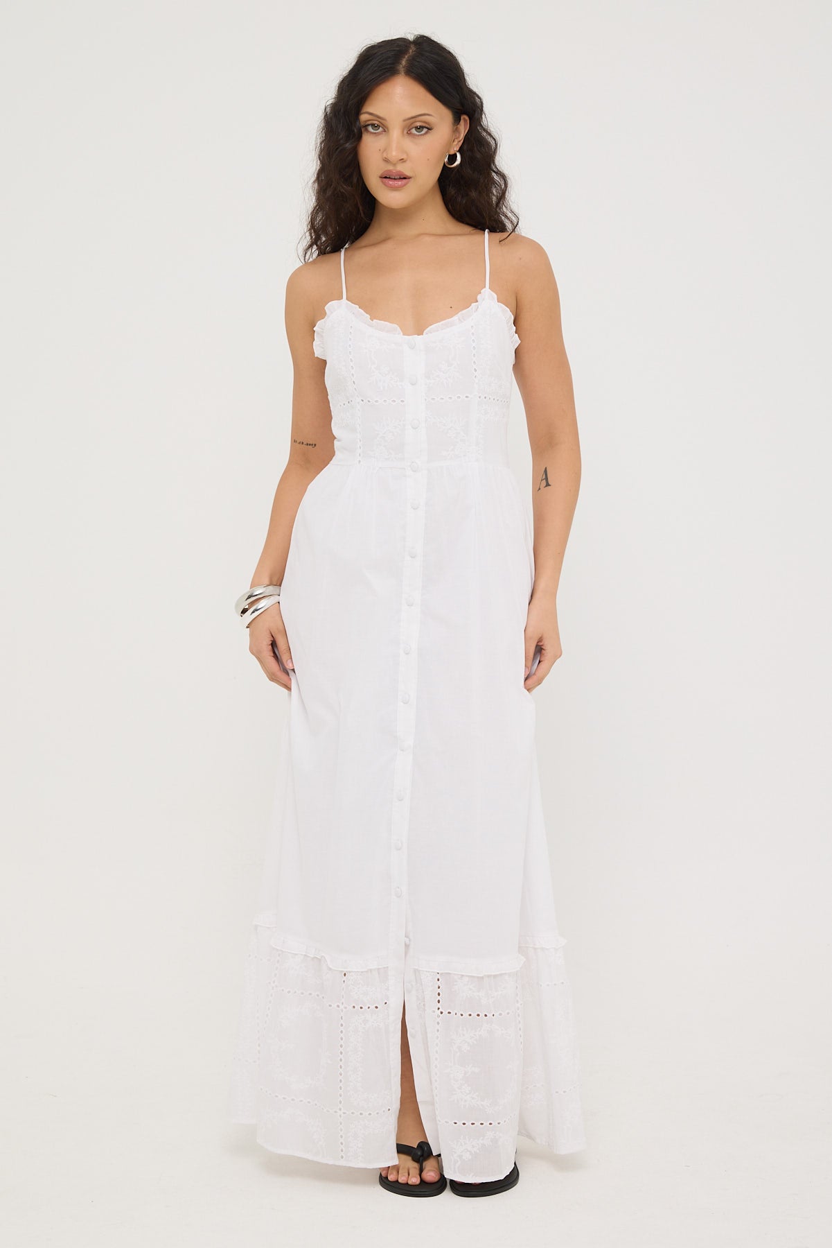 Sndys The Label Astrid Maxi Dress White