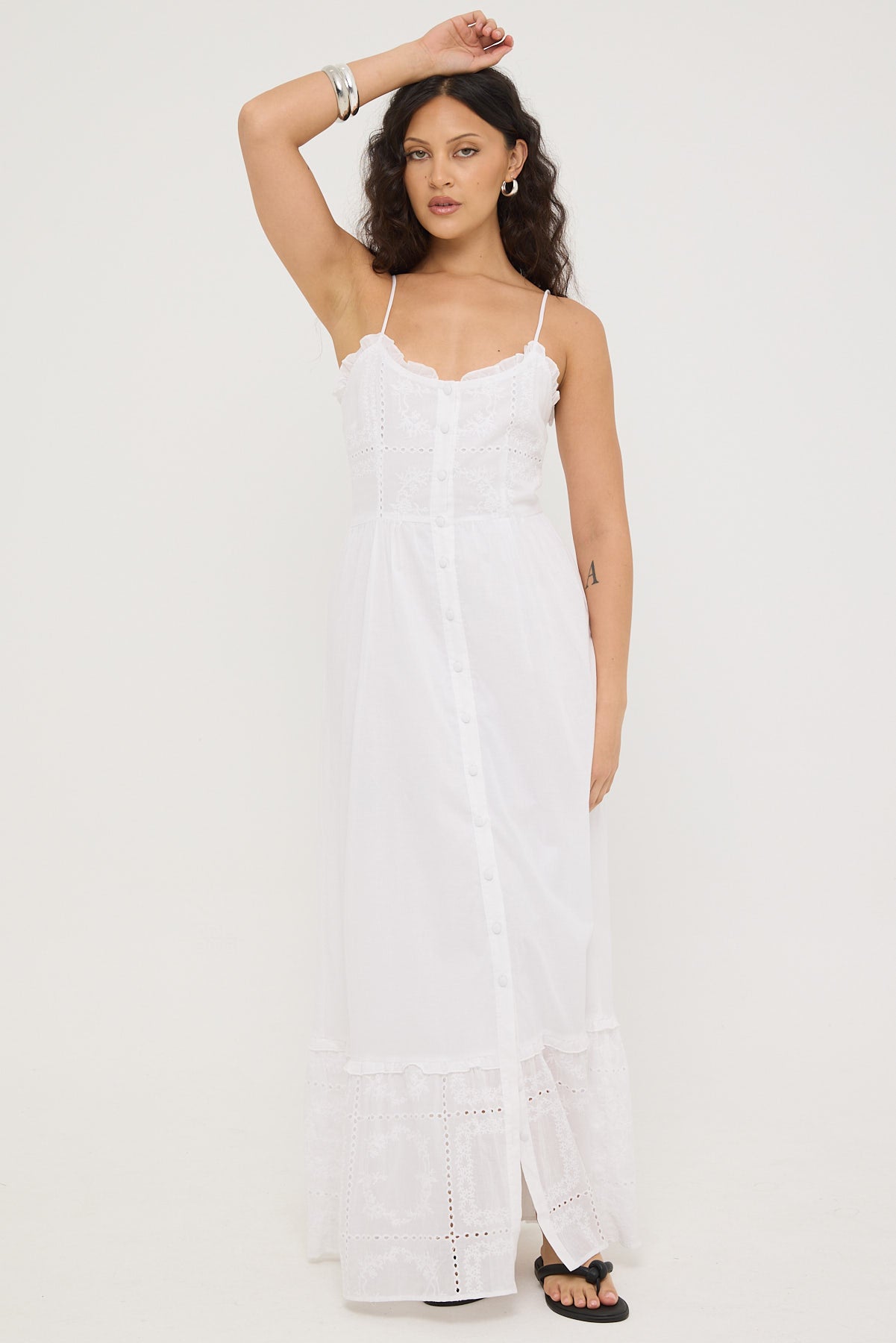 Sndys The Label Astrid Maxi Dress White