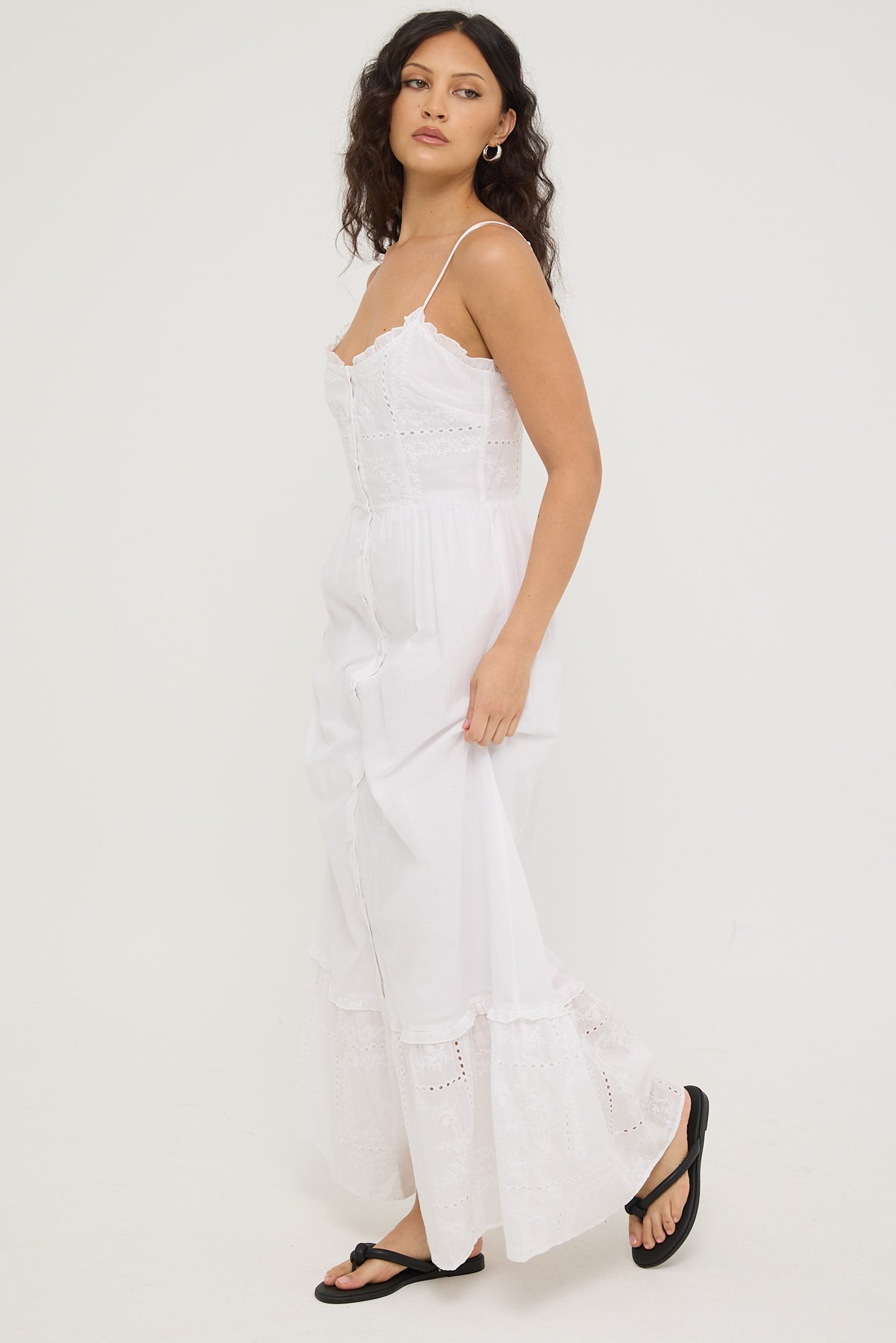 Sndys The Label Astrid Maxi Dress White