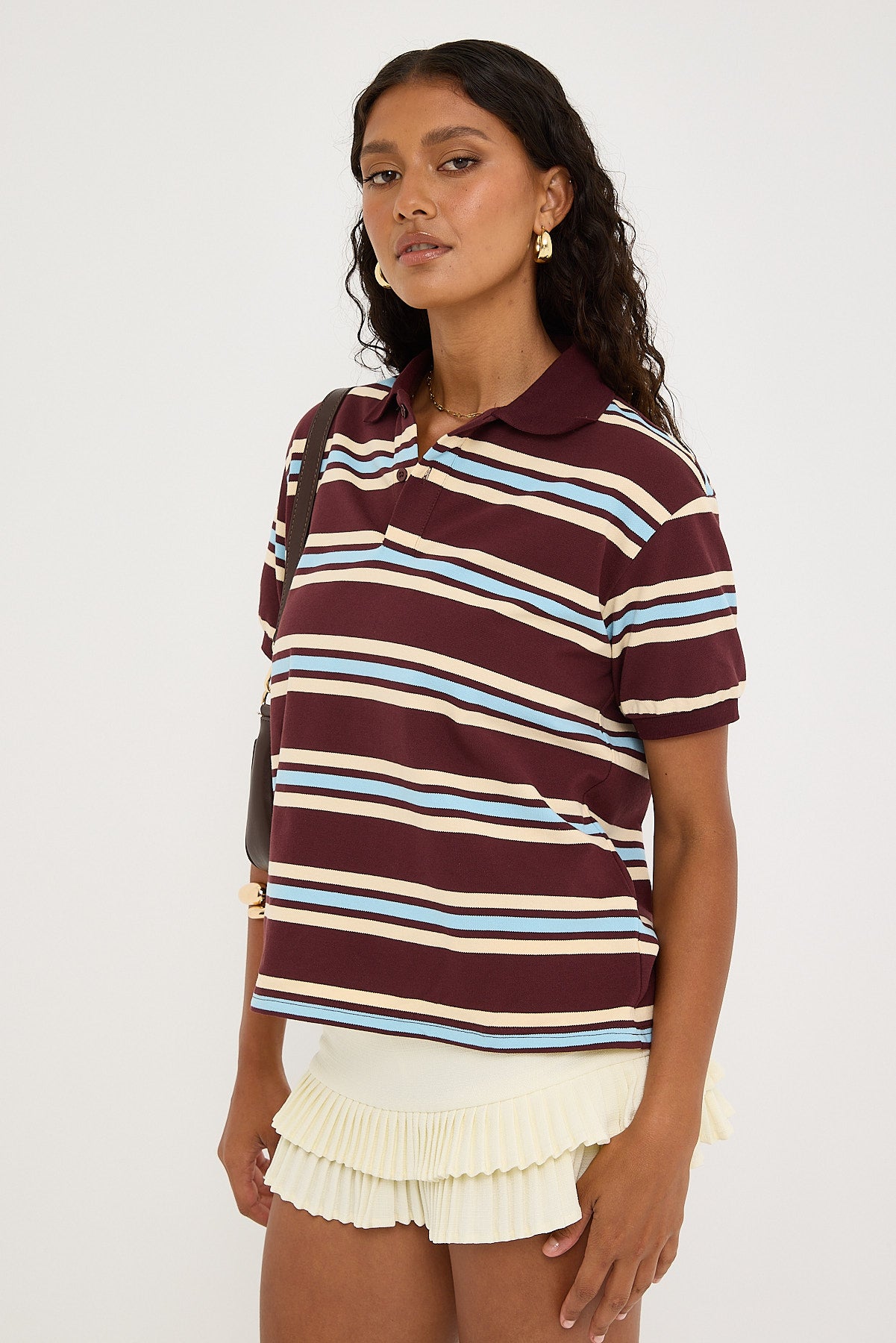 Lioness Leisure Polo Chocolate Multi