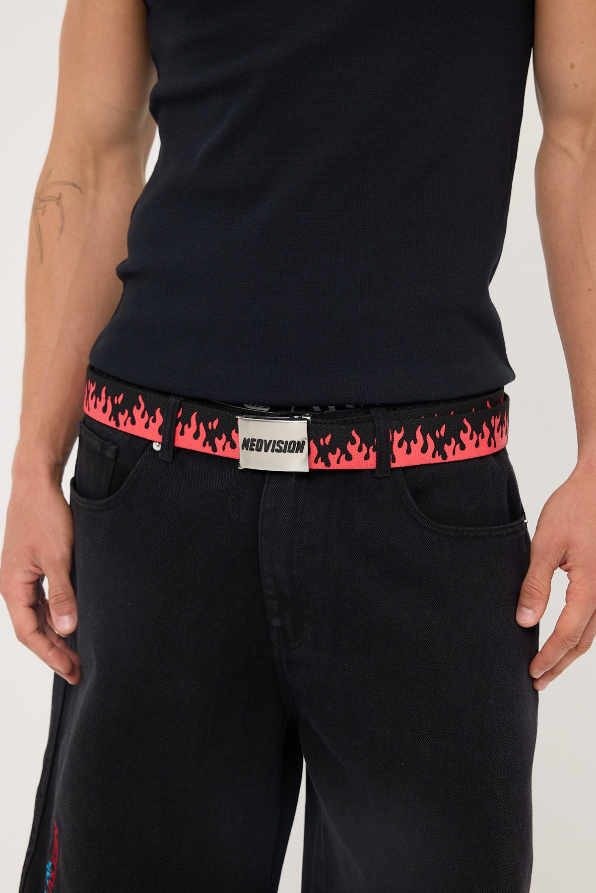 Neovision Flames Web Belt Black