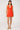 Perfect Stranger Menorca Halter Button Linen Mini Dress Red