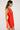 Perfect Stranger Menorca Halter Button Linen Mini Dress Red