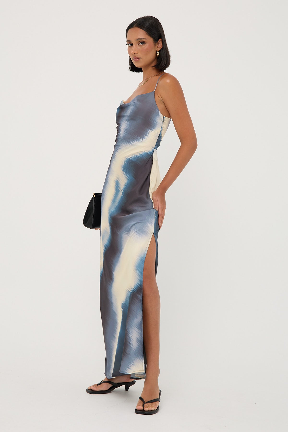 Perfect Stranger Parula Evie Recycled Maxi Dress Tie Dye Print