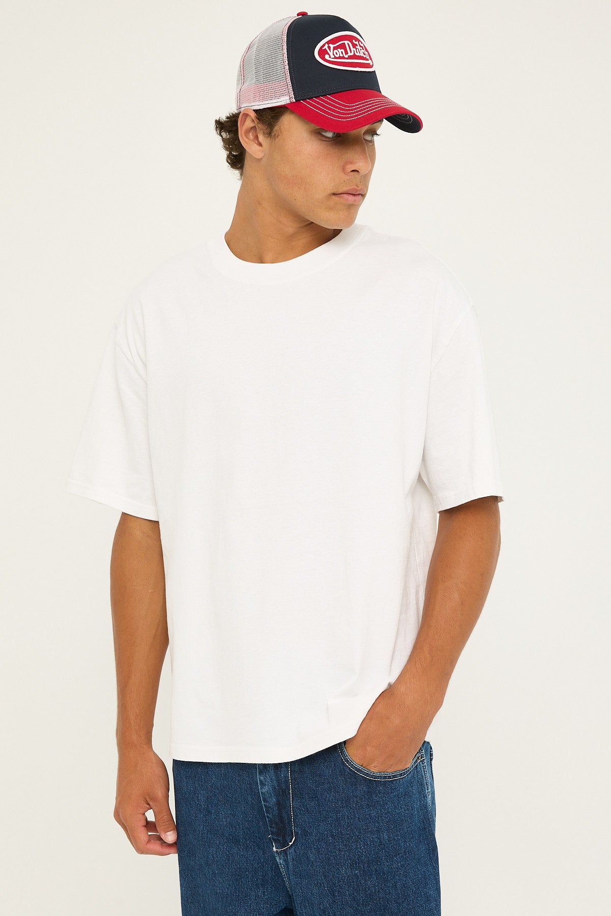 As Colour Heavy Faded Minus Tee (-5cm) Faded White