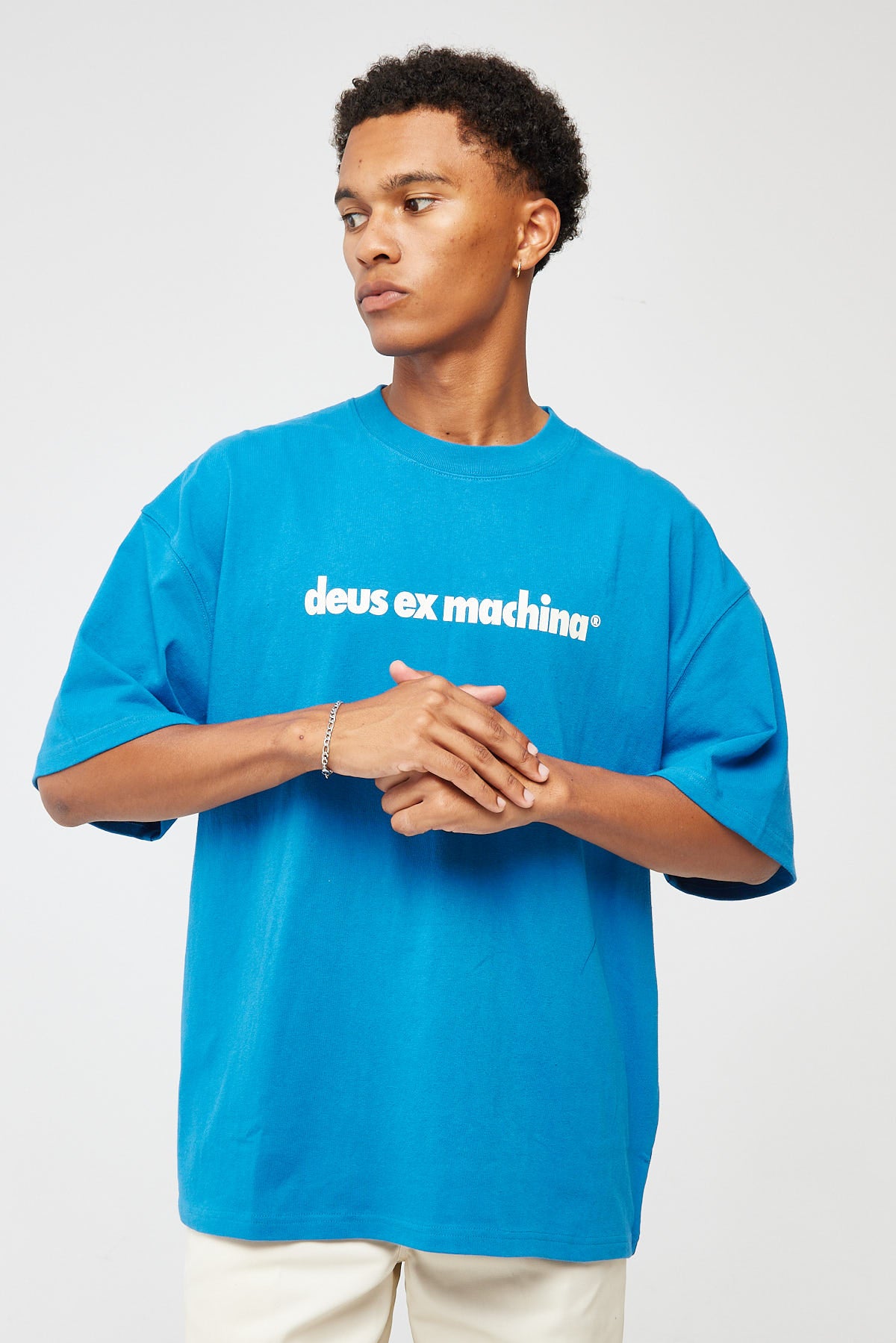 Deus Ex Machina Mondo Tee Faience Blue