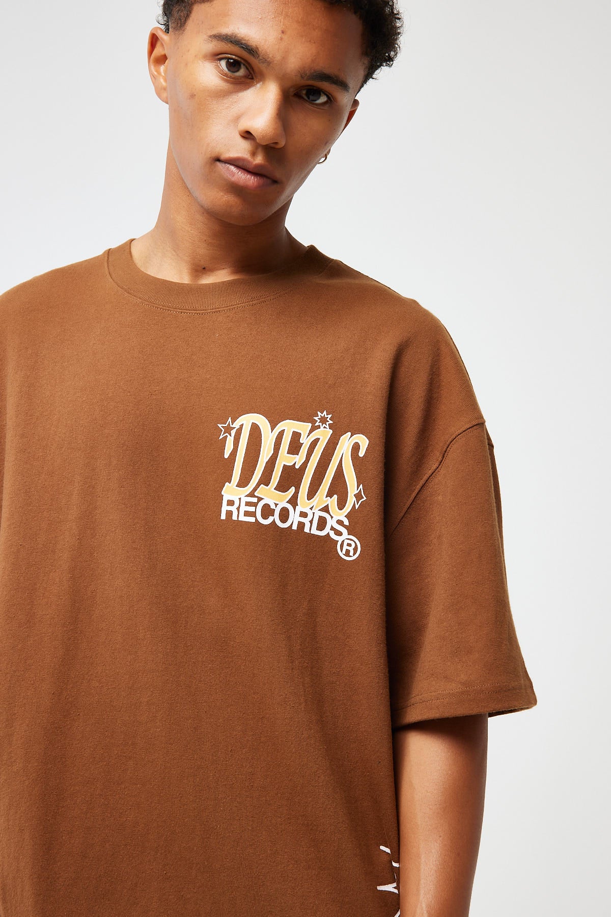 Deus Ex Machina Shimmer Tee Toffee Brown