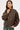 Neovision Decay Faux Leather Track Jacket Washed Brown