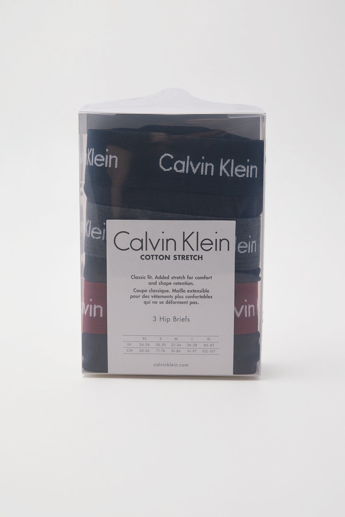 Calvin Klein Cotton Stretch Trunk 3Pk Black W/Black/Charcoal Heather/Syra