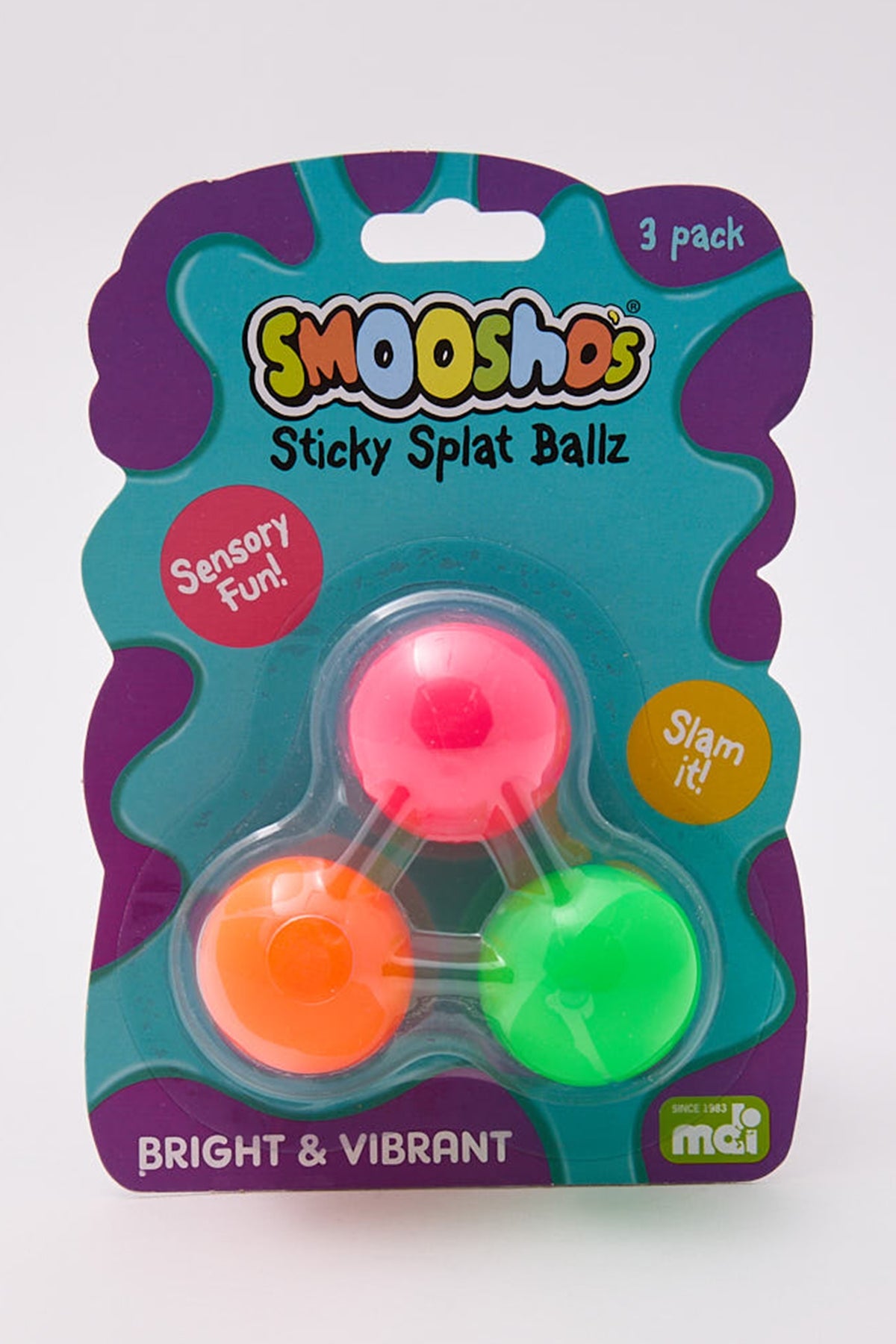 Mdi Smooshos Sticky Splat Balls Multi