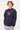 Rusty Bolter Crew Fleece Navy Blue
