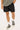 Common Need Relaxed Cargo Short Washed Black