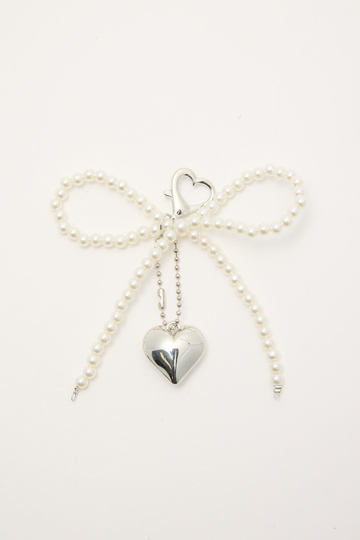 Token Shinning Pearl Bow Keyring Pearl