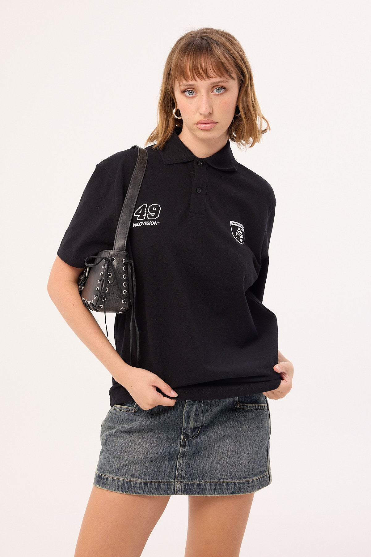 Neovision Ace Slim Polo Shirt Jet Black